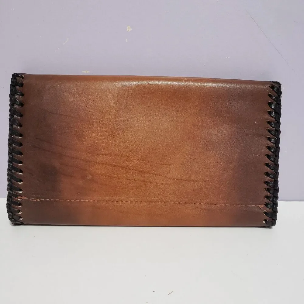 Handmade Leather Trifold Women's Wallet 7